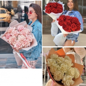Кружевные розы, 11шт